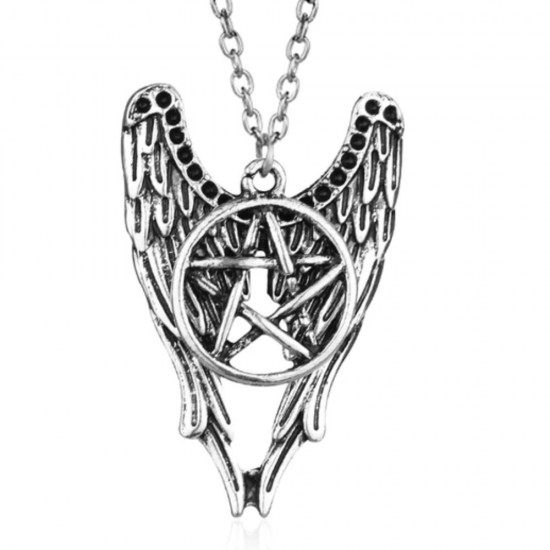 Gothic Pentagram Supernatural Cosplay Kolye