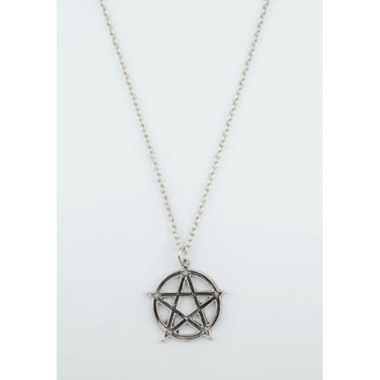 Gothic Pentagram Wicca Kolye