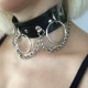 Gotik Halka ve Zincirli Choker