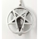 Ters Pentagram Goat Head Kolye