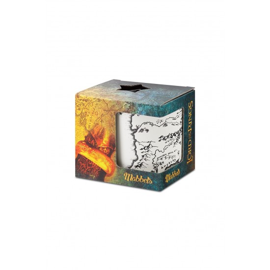 Lord Of The Rings Middle Earth Map Mug Kupa