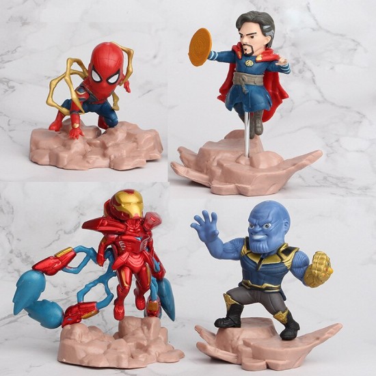 Avengers Marvel Karakter 4'lü Figür Set