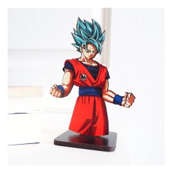 Dragon Ball Blue Goku Ahşap Figür