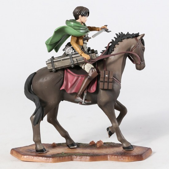 Attack On Titan Levi Ackerman Horse Riding Figür