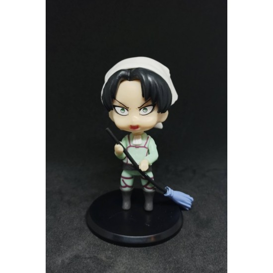 Attack On Titan Levi Temizlik Figür