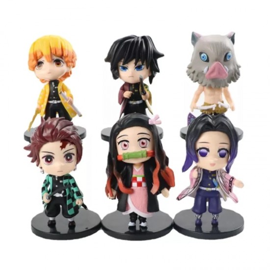 Kimetsu no Yaiba - Demon Slayer 6' lı Figür Set 