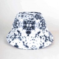 Siyah Beyaz Batik Bucket Şapka