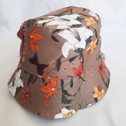 Çiçekli Balıkçı Bucket Şapka