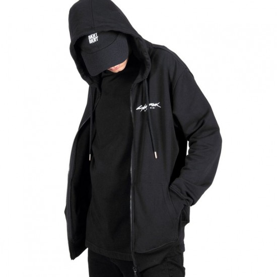 Cyberpunk 2077 Fermuarlı Baharlık Siyah Kapşonlu Sweatshirt Cyberpunk 2077 Fermuarlı Baharlık Siyah Kapşonlu Sweatshirt