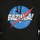 Bazinga ﻿﻿Big Bang Theory Siyah Kapşonlu Sweatshirt