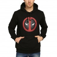 Deadpool Siyah Kapşonlu Sweatshirt