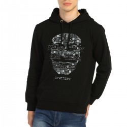 Mr Robot Fsociety Hacker Siyah Kapşonlu Sweatshirt