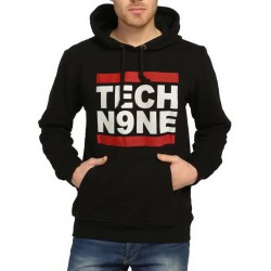 Tech N9ne Siyah Kapşonlu Sweatshirt