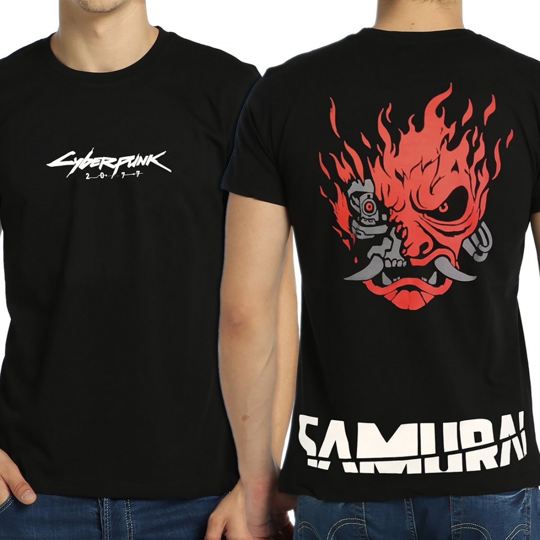 Cyberpunk samurai t shirt фото 24