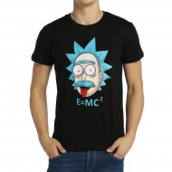 Rick and Morty Einstein Siyah Tişört