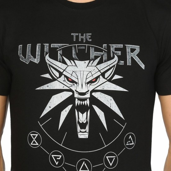 Witcher 3 Wild Hunt Siyah Tişört