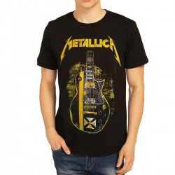 Metallica Gitar Siyah Tişört