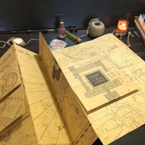 Harry Potter Çapulcu Haritası - Marauders Map