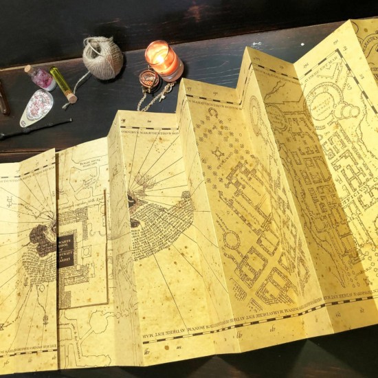 Harry Potter Çapulcu Haritası - Marauders Map