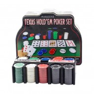 200 Chip Texas Hold'em Profesyonel Poker Set