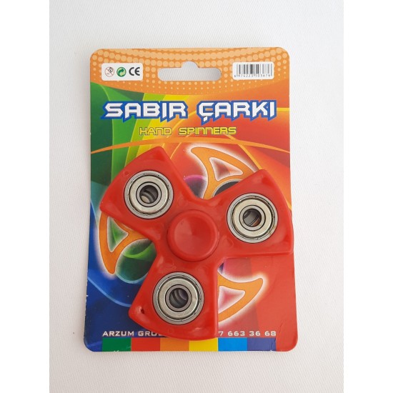 Kırmızı Stres Çarkı Hand Spinner