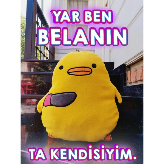 Yar Ben Belanın Ta Kendisiyim Yastık