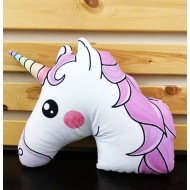 Peluş Unicorn Kafa Yastık