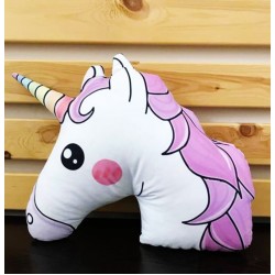 Peluş Unicorn Kafa Yastık