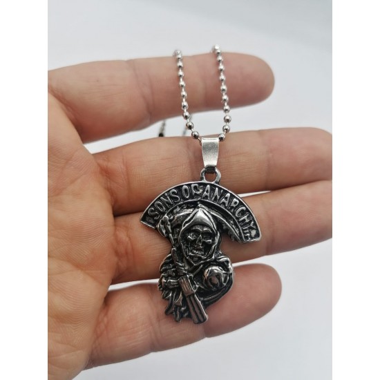 Paslanmaz Döküm Sons of Anarchy Kolye Paslanmaz Döküm Sons of Anarchy Kolye