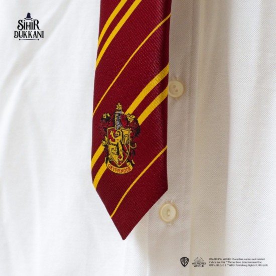 Orjinal Lisanslı Harry Potter Gryffindor Öğrenci Kravatı