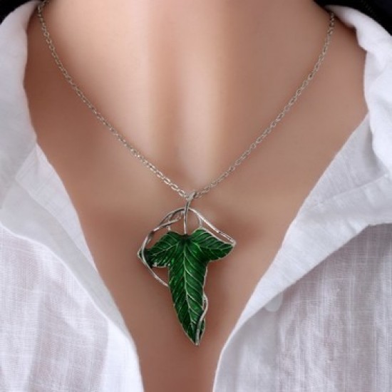 Yüzüklerin Efendisi Lord of the Rings Elf Pelerini Broş Kolyesi