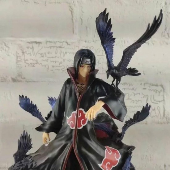Naruto Uchiha Itachi Akatsuki Organizasyon Karga Mustela Figür