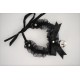 Siyah Dantelli Zilli Choker Tasma Kolye Siyah Dantelli Zilli Choker Tasma Kolye