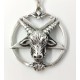 Ters Pentagram Goat Head Kolye Ters Pentagram Goat Head Kolye
