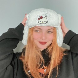 Hello Kitty Peluş Şapka
