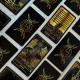 Dükkan Hediyelik Black Gold Tarot Kartları