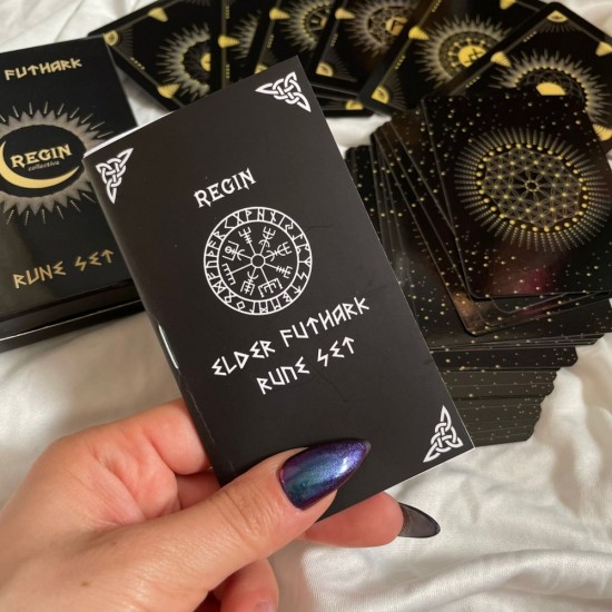 Dükkan Hediyelik Elder Futhark Rune Tarot Kartları