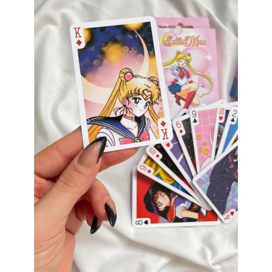 DÜKKAN DESİGN Sailor Moon İskambil Oyun Kartı DÜKKAN DESİGN Sailor Moon İskambil Oyun Kartı