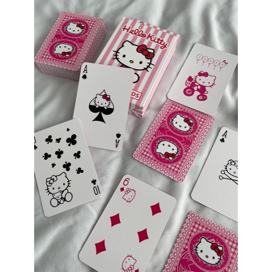 DÜKKAN DESİGN Hello Kitty İskambil Oyun Kartı DÜKKAN DESİGN Hello Kitty İskambil Oyun Kartı