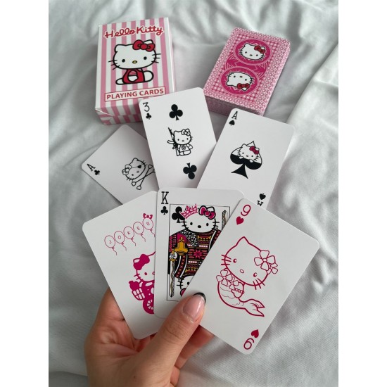 DÜKKAN DESİGN Hello Kitty İskambil Oyun Kartı DÜKKAN DESİGN Hello Kitty İskambil Oyun Kartı