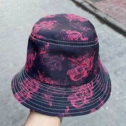 Pink Dragon Bucket Şapka