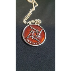 Metallica Red Logo Kolye
