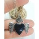 BLACK HEART FEATHERS KOLYE