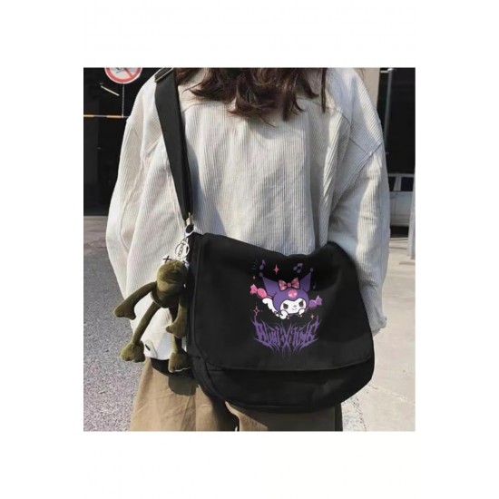 Harajuku Anime Kuromi Postacı Çantası Harajuku Anime Kuromi Postacı Çantası