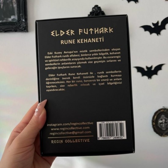 Dükkan Hediyelik ELDER FUTHARK RUNE KEHANETI ve RUNE KARTLARI