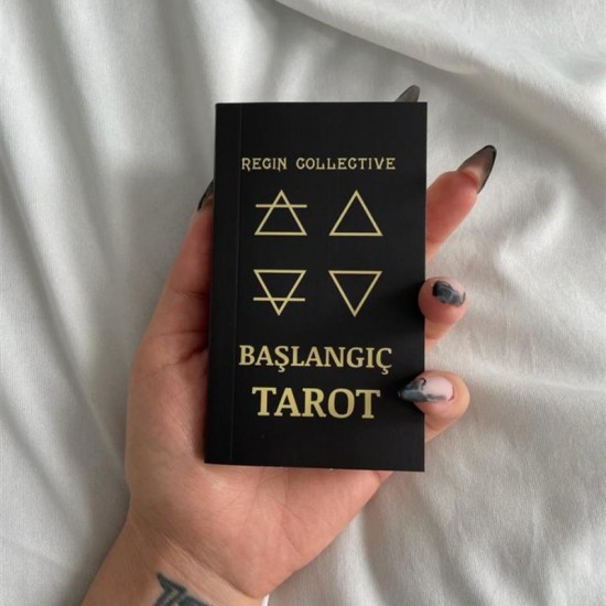 Dükkan Hediyelik Mystic Rose Tarot Destesi ve Başlangıç Tarot Kitabı