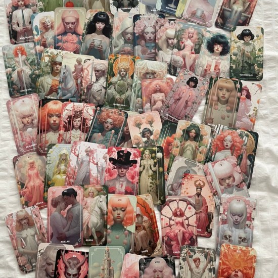 Dükkan Hediyelik Mystic Rose Tarot Destesi ve Başlangıç Tarot Kitabı Dükkan Hediyelik Mystic Rose Tarot Destesi ve Başlangıç Tarot Kitabı