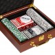 Ahşap Çantalı Poker Seti