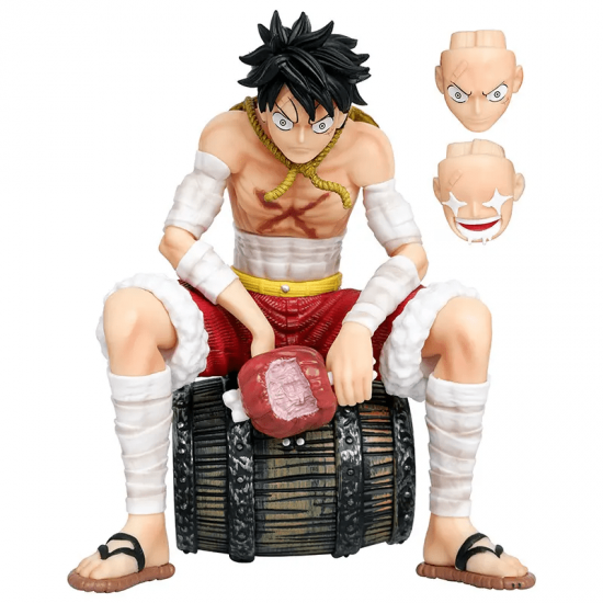 Anime One Piece Barrel Luffy