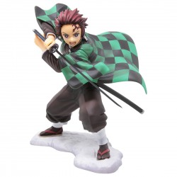 Demon Slayer Kimetsu No Yaiba Tanjiro Fighting Version Aksiyon Figür 16 Cm